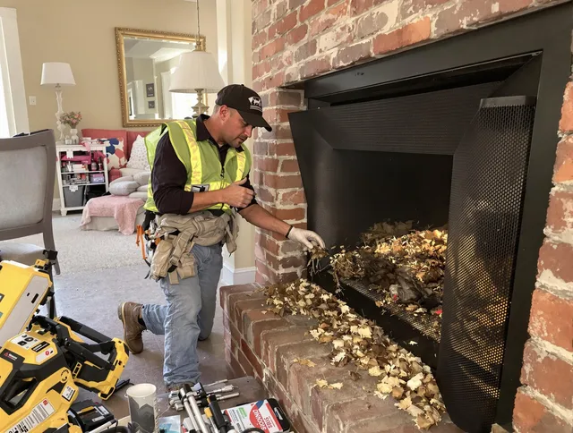 Safe screening installation by Monrovia Chimney Sweep in Monrovia, CA
