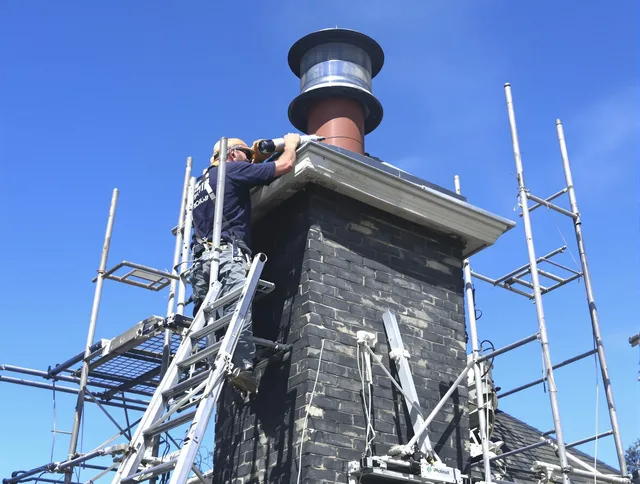 Sturdy chimney crown finished by Monrovia Chimney Sweep in Monrovia, CA