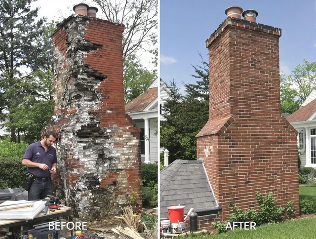 Monrovia Chimney Sweep performing a full chimney restoration in Monrovia, CA