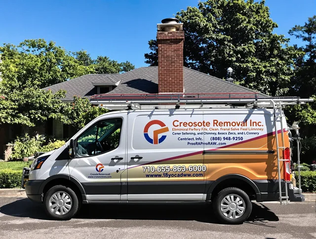 Monrovia Chimney Sweep technician removing creosote safely in Monrovia, CA